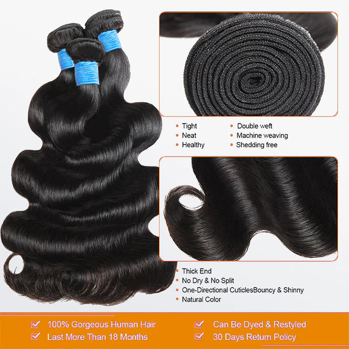 Premium Body Wave Virgin Hair Bundles