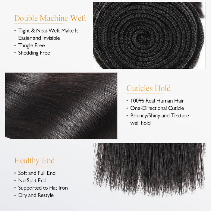 Silky Straight Virgin Hair Bundle