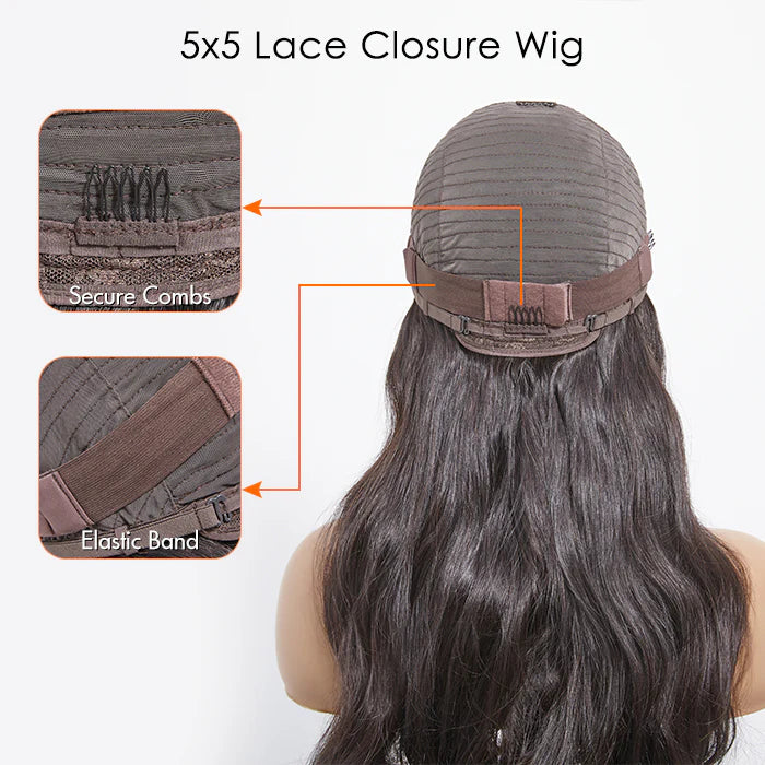 5x5 Body Wave Closure Unit